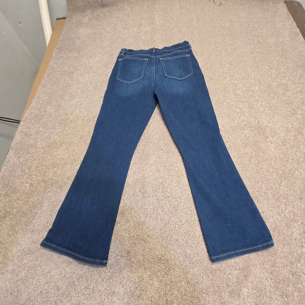 LOFT The Kick Crop Jeans Women's Size 28/6 Dark Wash High Rise Dark Wash Indigo